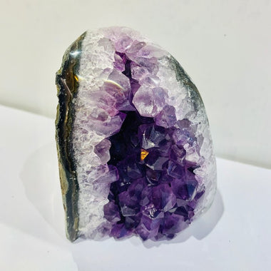 Amethyst Geode Cluster Cave Stand Alone 363 grams - Ai Ne