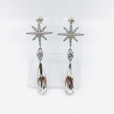 925 Sterling silver Swarovski Crystal Earrings North Star Crystal - Ai NeDefault Category