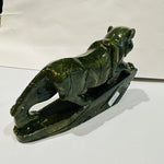 Handcarved Authentic Green Jade Tiger | Fengshui Embrace Ancient Wisdom and Protective Energies - Ai NeDefault Category