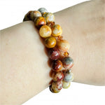 Crazy Lace Agate Gemstone Crystals Bracelets 8mm - Ai NeDefault Category