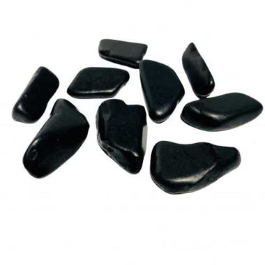 Genuine Russian Shungite Gemstone Crystal Flat Tumble 2pcs - Ai Ne