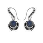 Dusky Orbs Silver Earring with Labradorite | Mystical Charms and Magical Radiance - Ai NeDefault Category