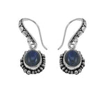 Dusky Orbs Silver Earring with Labradorite | Mystical Charms and Magical Radiance - Ai NeDefault Category