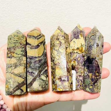 Jasper Crystal Points/Tower 8-9cm | Embrace the Tranquility of Oceanic Energies - Ai NeDefault Category