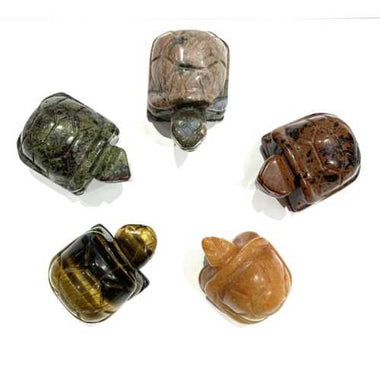 Assorted Hand-Carved Crystal Turtle Carving - Ai NeDefault Category