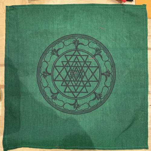 100% Cotton Gridding Cloth | Sacred Geometry Pattern | Energy Grid Tool ...