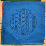 100% Cotton Gridding Cloth | Flower of Life Sacred Geometry | Energy Grid Tool - Ai NeGifts & Crystals