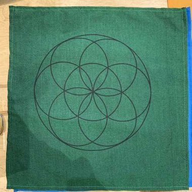 100% Cotton Gridding Cloth - Seed Of Life - Ai NeGifts & Crystals