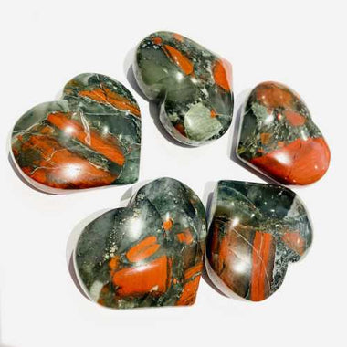 African Bloodstone Crystal Gemstone Love Heart | Health, Healing Love and Vitality - Ai NeDefault Category