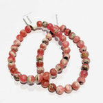 Rare Argentinian Rhodochrosite Gemstone Crystal Bracelet size 6-7mm - Ai NeDefault Category