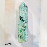 RARE Phoenix Stone Crystal TOWER - Chrysocolla, Malachite and turquoise, Azurite & Hematite - 746 grams - Ai NeDefault Category