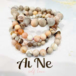 Pink Botswana Agate Crystal Gemstone Bracelet Various Size - Ai NeDefault Category