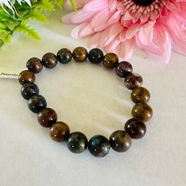 Pietersite Crystal Round Bracelet | Unleash Inner Power and Transformation - Ai NeDefault Category