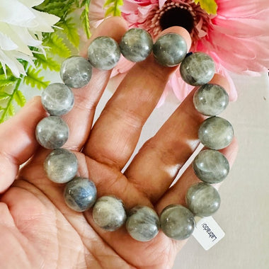 Labradorite Crystal Gemstone Bracelet - Round 14mm | Unleash Mystical Brilliance and Protection - Ai NeDefault Category
