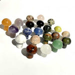 Genuine Carved Crystal Mushrooms 2cm Height - Choose Your Crystal |  Whimsical Energy and Healing Properties