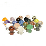 Genuine Carved Crystal Mushrooms 2cm Height - Choose Your Crystal |  Whimsical Energy and Healing Properties