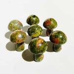 Genuine Carved Crystal Mushrooms 2cm Height - Choose Your Crystal |  Whimsical Energy and Healing Properties