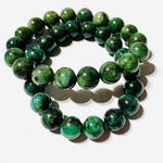 RARE - Genuine Emerald High Grade Precious Stone Crystal Bracelet 11mm - Ai NeJewellery