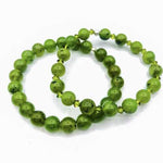 Canadian Jade Gemstone / Swarovski Crystals Bracelet size 8mm - Ai NeJewellery