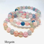 Morganite Crystal Gemstone Bracelet - Ai NeJewellery