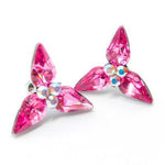 925 Sterling silver Swarovski Stud Earrings Trillium 20mm - Ai NeDefault Category