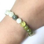 Green Yellow Jade Gemstone Bracelet size 8mm - Ai NeJewellery