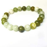 Green Yellow Jade Gemstone Bracelet size 8mm - Ai NeJewellery