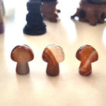 SALE!! High-Quality Mini Carnelian Mushroom Carving | Exquisite and Energizing Artwork