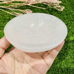 Genuine Selenite Gemstone Crystal Bowl 10cm - Ai Ne