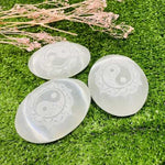 Genuine Selenite Gemstone Crystal Yin & Yang Palm Stone - Ai NeDefault Category