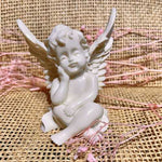 Genuine Handmade Tagua Nut Carving Ivory - Cherub Angel