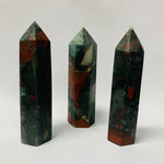 African bloodstone Crystal Tower / Points - 9.5cm - Ai Ne