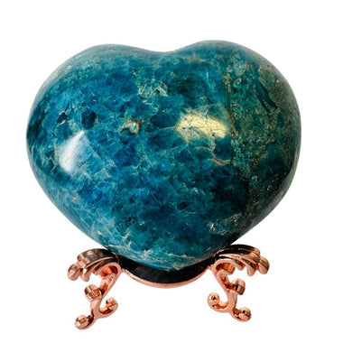 Apatite Natural Crystal Love Heart Shape 7.5cm - Ai Ne