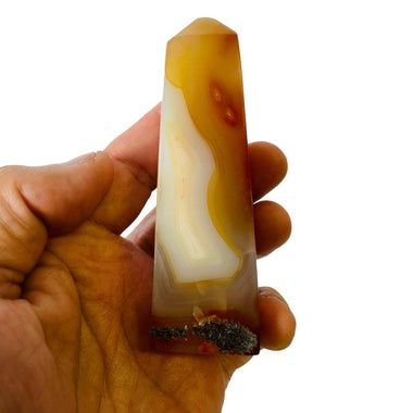 Carnelian Crystal Points / Tower 9.5cm - Ai Ne