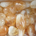 Genuine Citrine Gemstone Crystal Tumble 2 pcs - Ai Ne