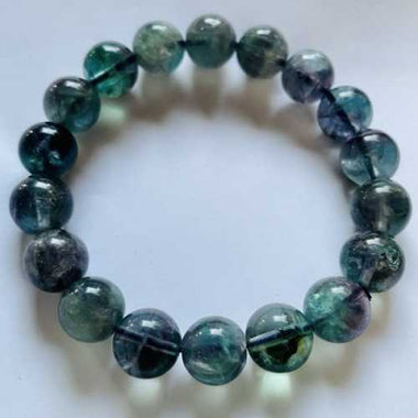 RARE! Blue Fluorite Gemstone Crystals “A” Bracelets 10mm - Ai NeDefault Category