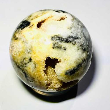 RARE! Indonesian Zebra Druzy Crystalised Agate Sphere 5cm - Ai NeDefault Category