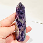 RARE! Russian Charoite Point / Tower 10 cm - Spiritual Transformation - Ai Ne