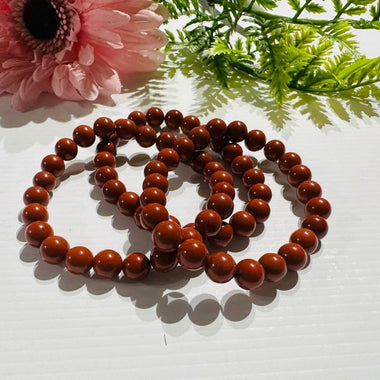 Red Jasper Gemstone Crystals Bracelets 8mm - Ai NeDefault Category