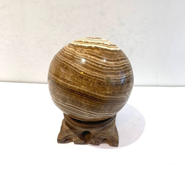 SALE! - Chocolate Calcite Sphere 1.005kg - Ai Ne