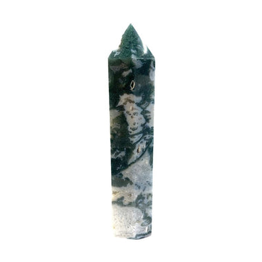 SALE! Moss Agate Crystal Tower - 20cm - Ai Ne