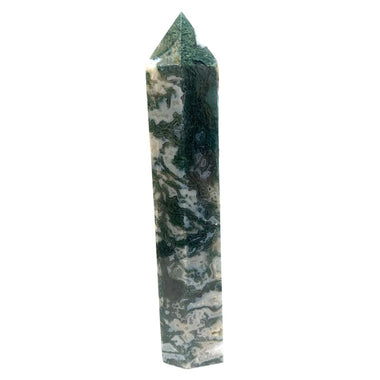 SALE! Moss Agate Crystal Tower - 20cm - Ai Ne