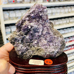 SALE! Phantom Fluorite Mineral Free form with Base - Ai Ne