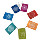 SALE! Sacred Geometry Rainbow Hanging Flag Banner Bunting Rectangle - Ai Ne