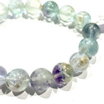 Snowflake Fluorite Crystal Gemstone Bracelet - 10mm | Clarity and Balance Bracelet - Ai NeDefault Category