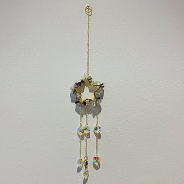 Star Shape Crystal Chip Hanger Suncatcher - Ai Ne