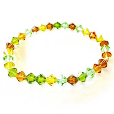 Swarovski Bicone mix Bracelet - Earth - Ai NeJewellery