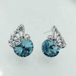 Swarovski Crystal Stud Earrings Butterfly Wing multi colour - Ai NeDefault Category