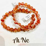 Tangerine Quartz Crystal Bracelet - 8mm | Energizing and Healing Bracelet - Ai NeDefault Category