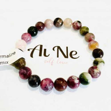 Tourmaline Grade "AAA" Gemstone Bracelet size 8mm - Ai NeJewellery